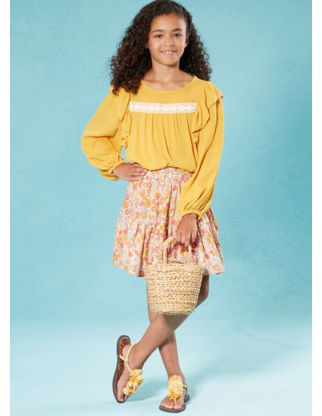 Patron McCall's 8373.CCE - Haut et jupe