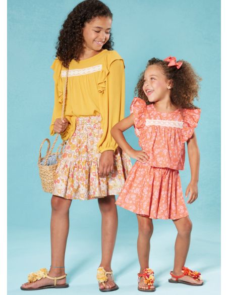 Patron McCall's 8373.CCE - Haut et jupe