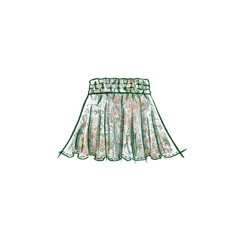 Patron McCall's 8373.CCE - Haut et jupe