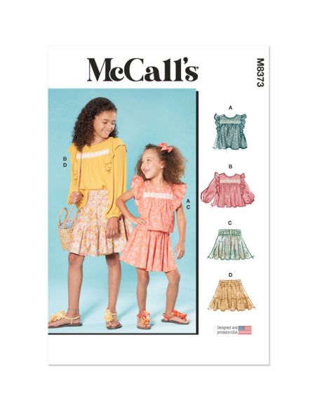 Patron McCall's 8373.CCE - Haut et jupe
