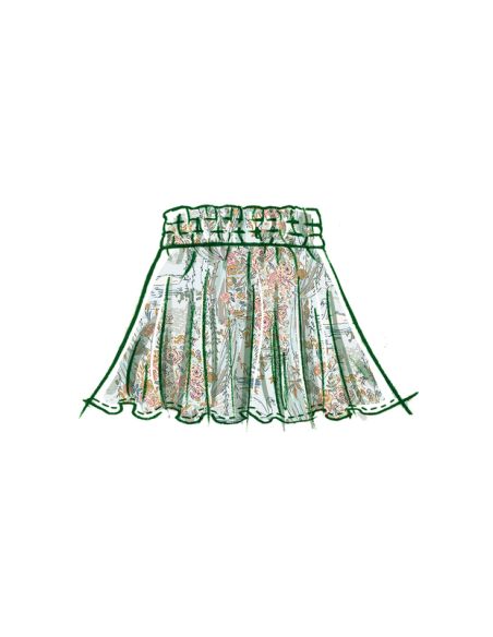 Patron McCall's 8373.CCE - Haut et jupe