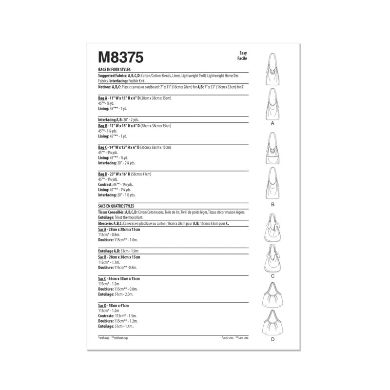 Patron McCall's 8375.OS - Sacs