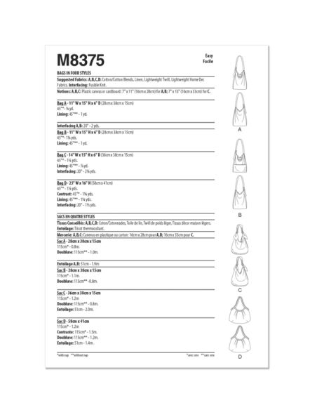 Patron McCall's 8375.OS - Sacs