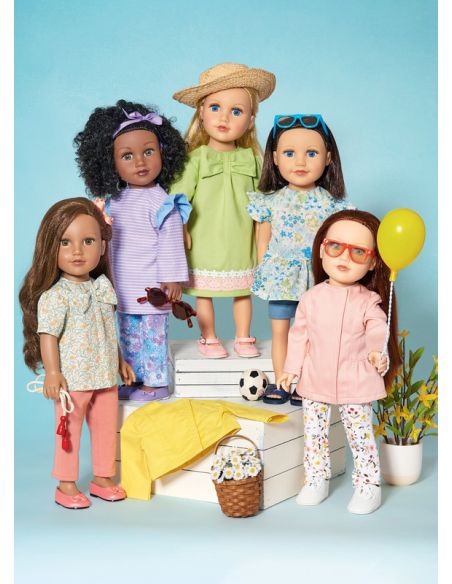 Patron McCall's 8378.OS - Vêtements pour poupée de 46cm