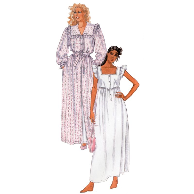 Patron McCall's 8381.A - Robe de chambre, chemise de nuit