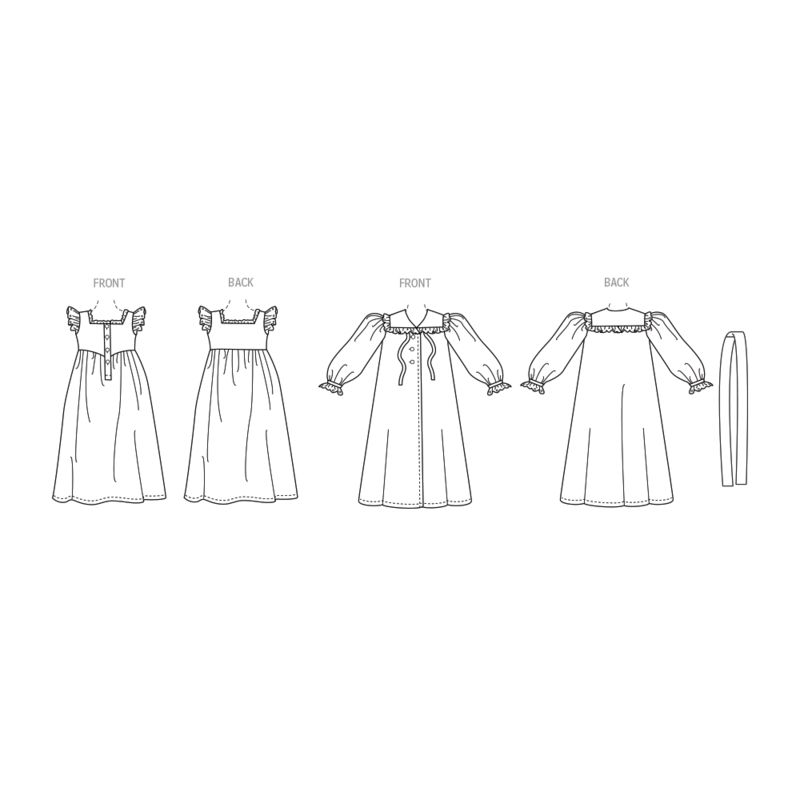 Patron McCall's 8381.A - Robe de chambre, chemise de nuit