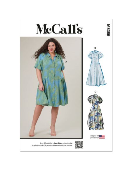 Patron McCall's 8385.W2 - Robe chemisier