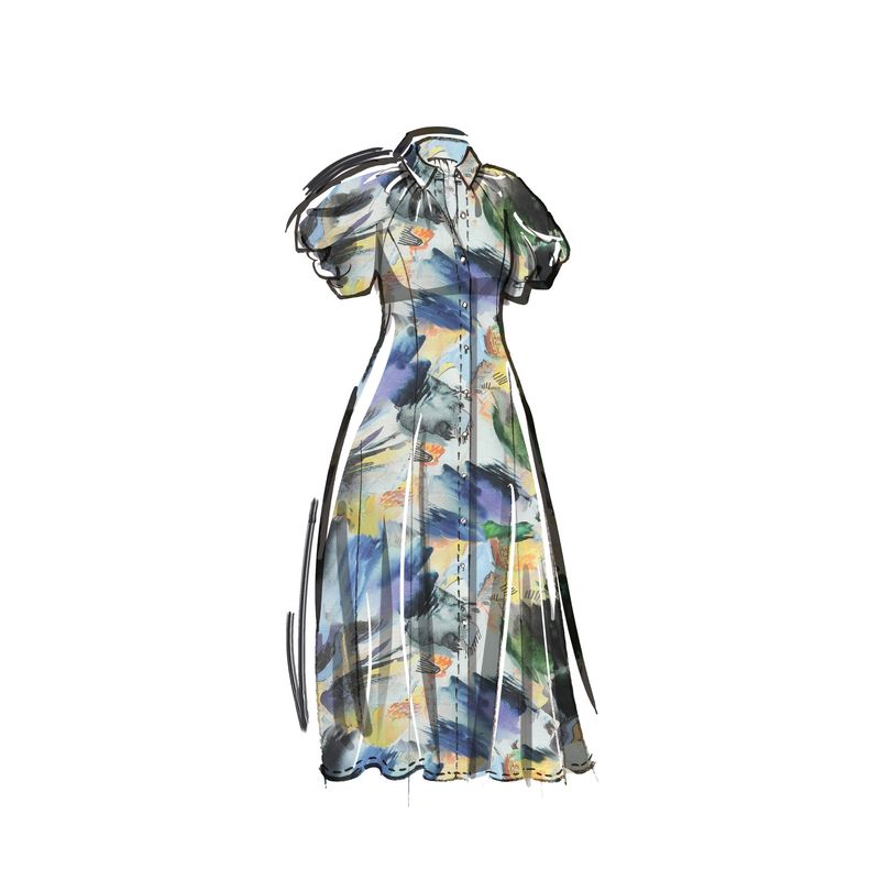 Patron McCall's 8385.W2 - Robe chemisier