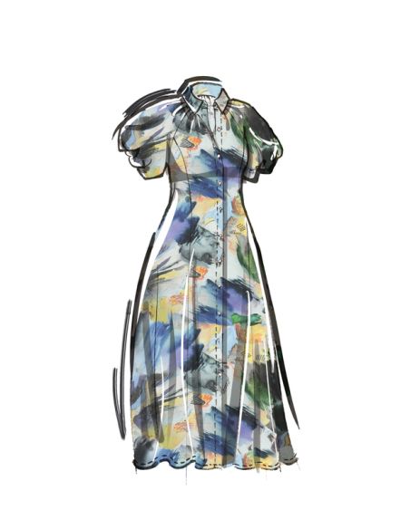 Patron McCall's 8385.W2 - Robe chemisier