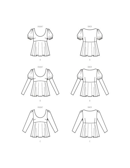 Patron McCall's 8386.D5 - Haut