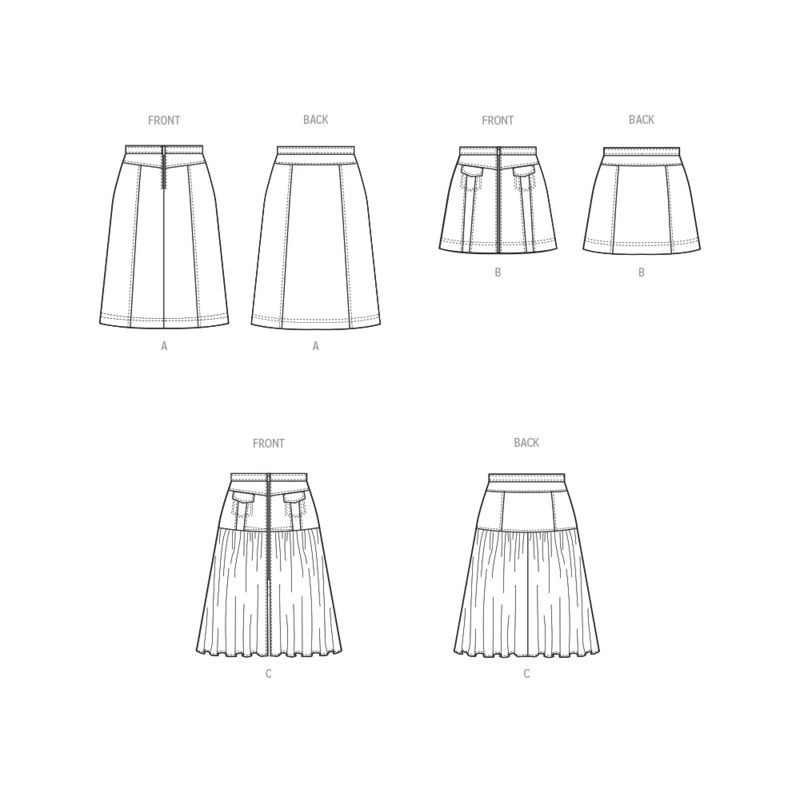 Patron McCall's 8390.W2 - Jupes