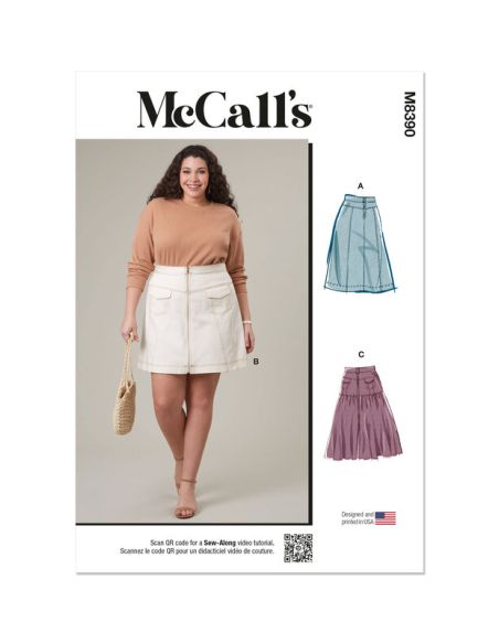 Patron McCall's 8390.W2 - Jupes