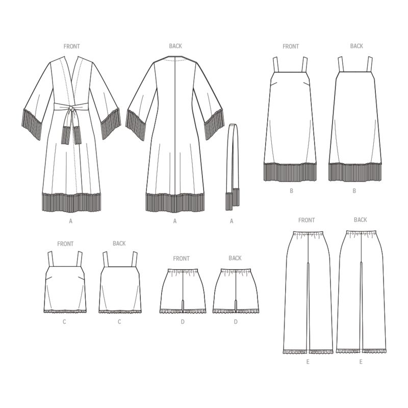 Patron McCall's 8392.K5 - Vêtements de nuit