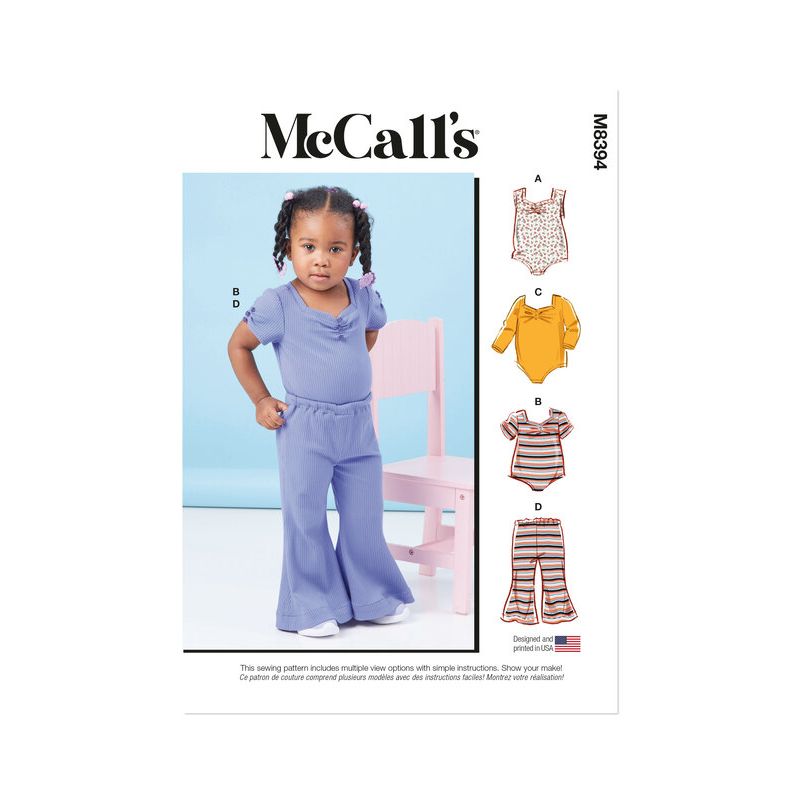 Patron McCall's 8394.A - Combinaison courte et pantalon