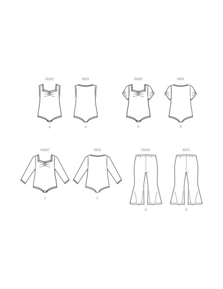 Patron McCall's 8394.A - Combinaison courte et pantalon