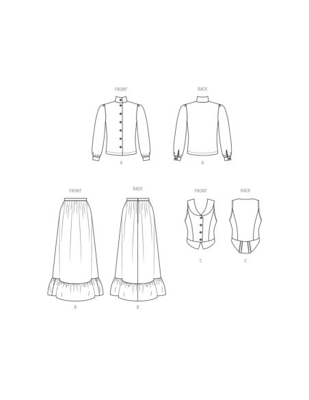 Patron McCall's 8398.K5 - Déguisements