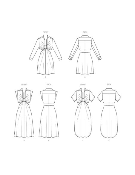 Patron McCall's 8403.D5 - Robe chemisier