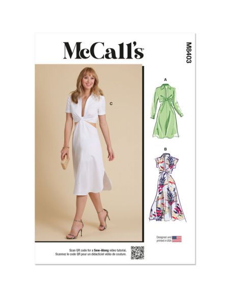 Patron McCall's 8403.P5 - Robe chemisier