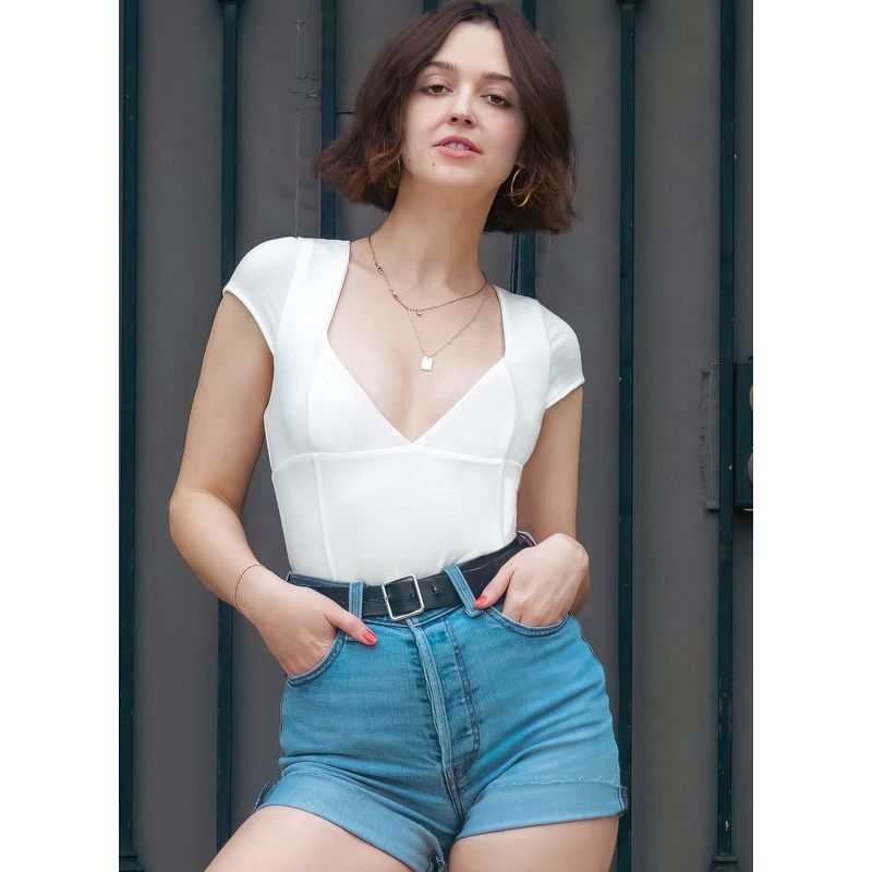 Patron McCall's 8407.K5 - Corsage-culotte et haut style faux corset