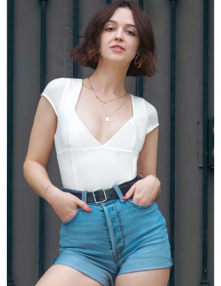 Patron McCall's 8407.K5 - Corsage-culotte et haut style faux corset