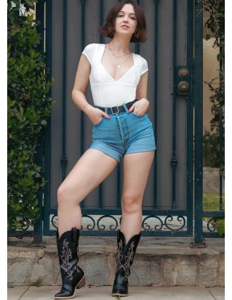 Patron McCall's 8407.K5 - Corsage-culotte et haut style faux corset