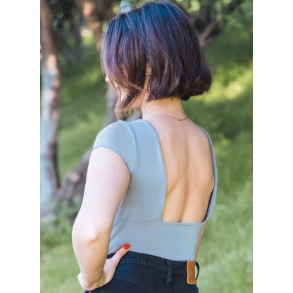 Patron McCall's 8407.Y5 - Corsage-culotte et haut style faux corset 2