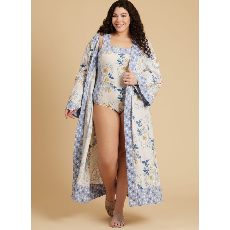 Patron McCall's 8412.W2 - Corsage-culotte, robe de chambre, short et pantalon