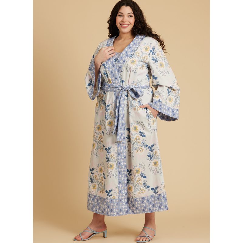 Patron McCall's 8412.W2 - Corsage-culotte, robe de chambre, short et pantalon