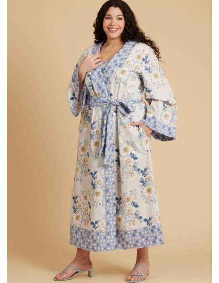 Patron McCall's 8412.W2 - Corsage-culotte, robe de chambre, short et pantalon