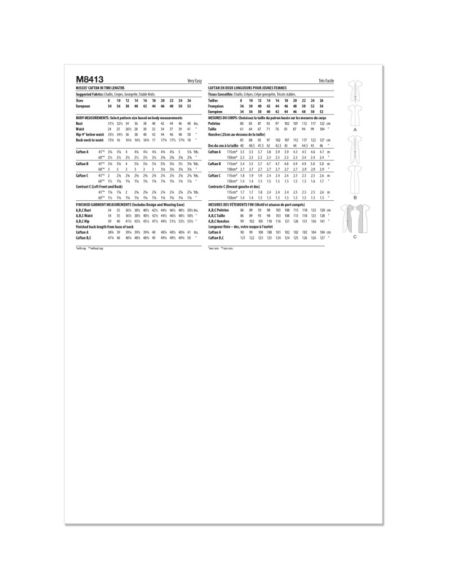 Patron McCall's 8413.K5 - Caftan