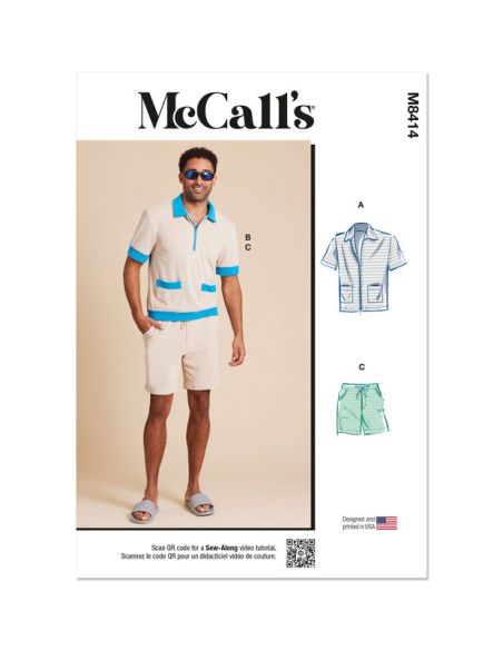 Patron McCall's 8414.AA - Chemises