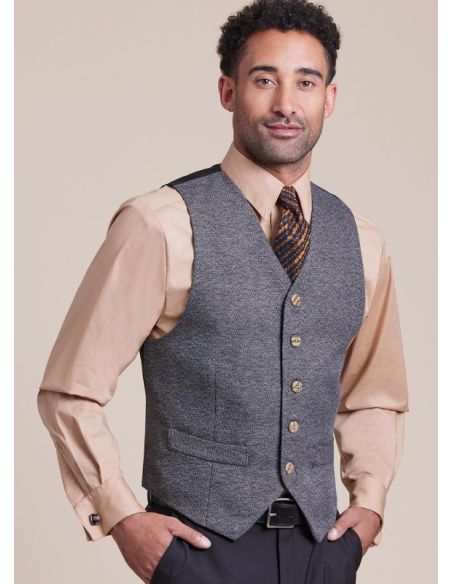 Patron McCall's 8415.AA - Gilet, chemise et accessoires