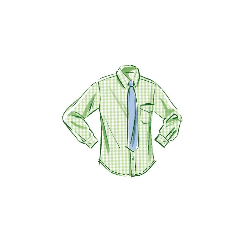 Patron McCall's 8415.AA - Gilet, chemise et accessoires