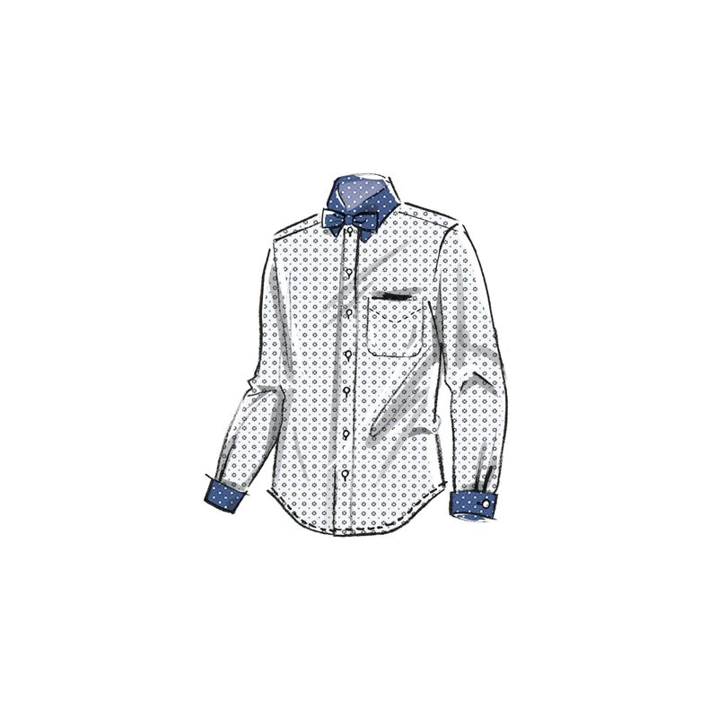 Patron McCall's 8415.AA - Gilet, chemise et accessoires
