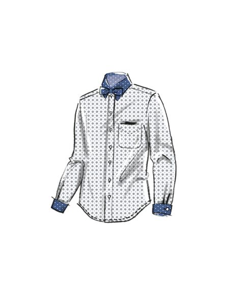 Patron McCall's 8415.AA - Gilet, chemise et accessoires