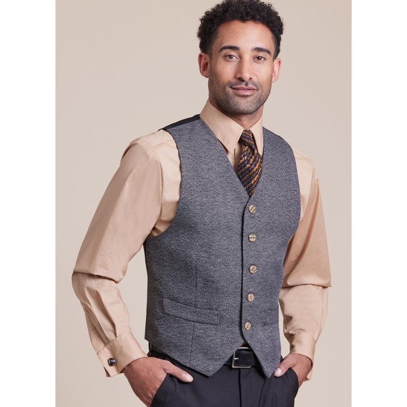 Patron McCall's 8415.AA - Gilet, chemise et accessoires