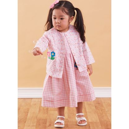 Patron McCall's 8416.CCB - Barboteuse, robe, veste, chemise 2