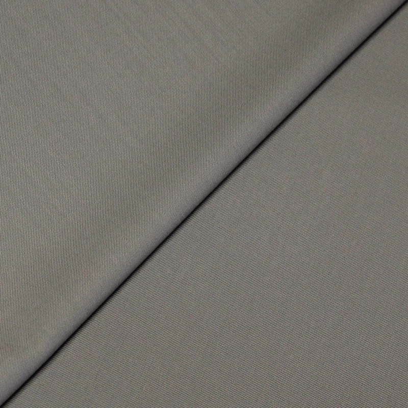 Tissu tailleur sergé de laine - Gris souris
