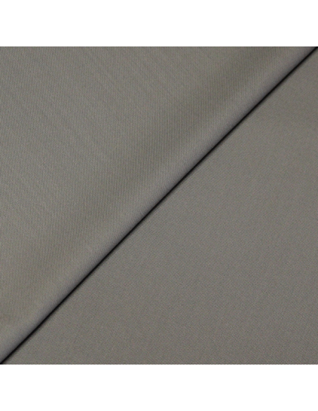 Tissu tailleur sergé de laine - Gris souris