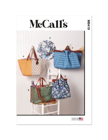 Patron McCall's 8419.A - Sacs fourre-tout