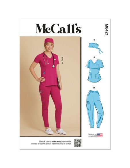 Patron McCall's 8421.H5 - Hauts et pantalons