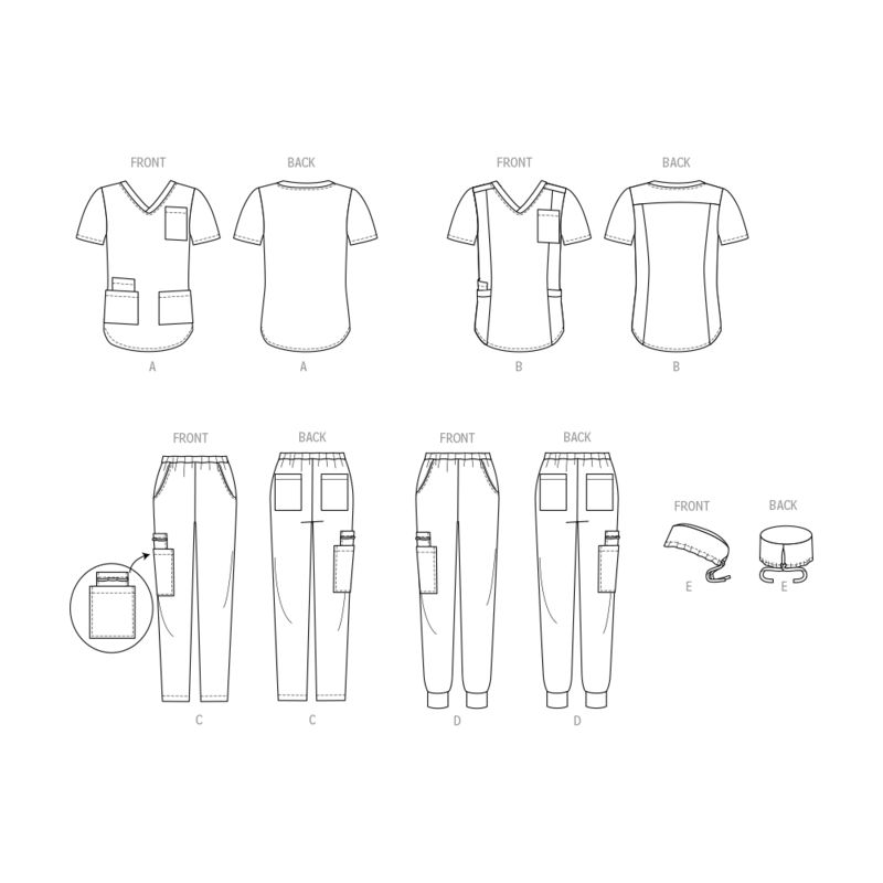 Patron McCall's 8421.H5 - Hauts et pantalons