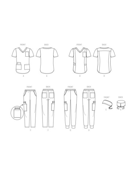 Patron McCall's 8421.H5 - Hauts et pantalons