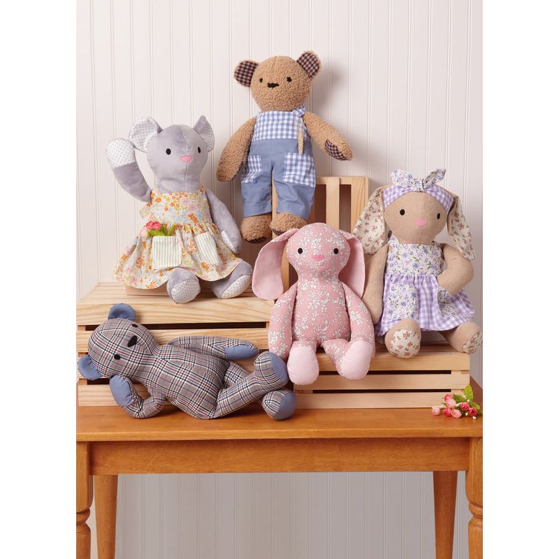 Patron McCall's 8422.OS - Peluches Ours, Lapin et Souris