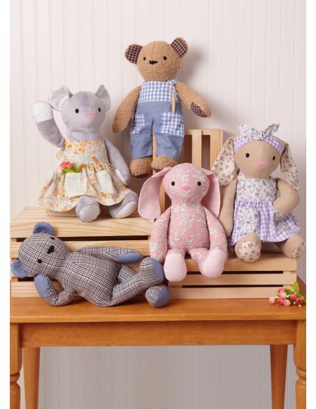 Patron McCall's 8422.OS - Peluches Ours, Lapin et Souris