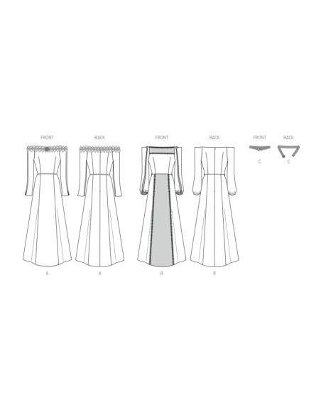 Patron McCall's 8424.K5 - Robes longues