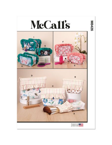 Patron McCall's 8426.OS - Trousses à Fermeture Éclair