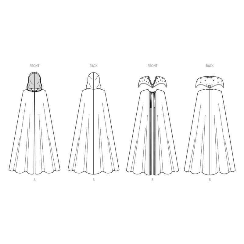 Patron McCall's 8428.A - Costume de Cape