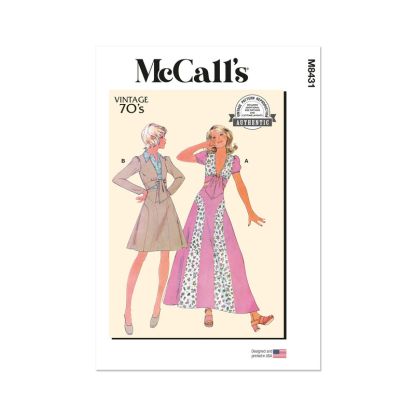 Patron McCall's 8431.K5 - Haut et Jupe