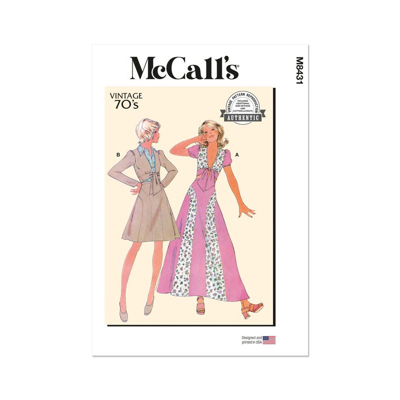 Patron McCall's 8431.K5 - Haut et Jupe
